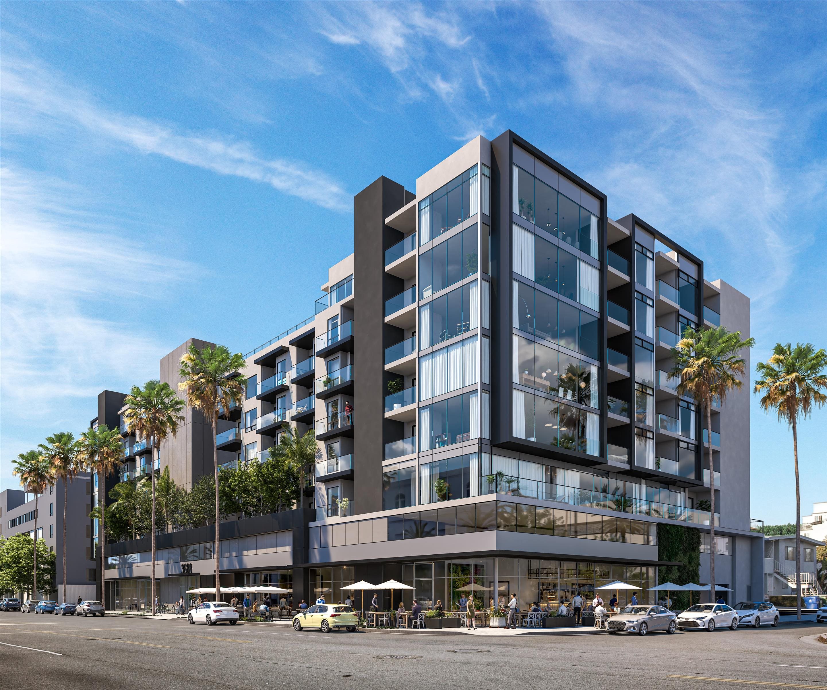 Venue at the corner of Overland and Regent at Venue, Los Angeles, CA, 90034